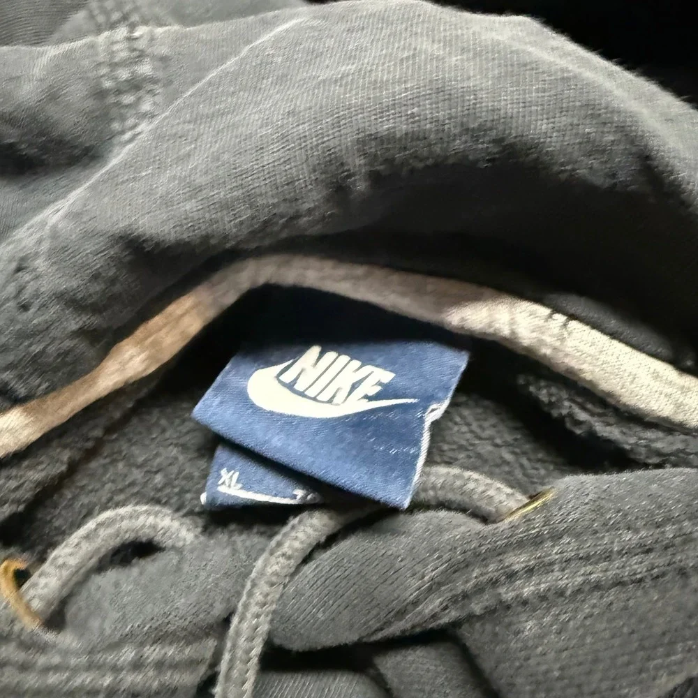 Vintage y2k Faded Black Nike Hoodie